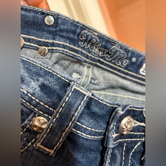 Miss Me Capri Jeans Sz 10 Youth Girl - Picture 5 of 10
